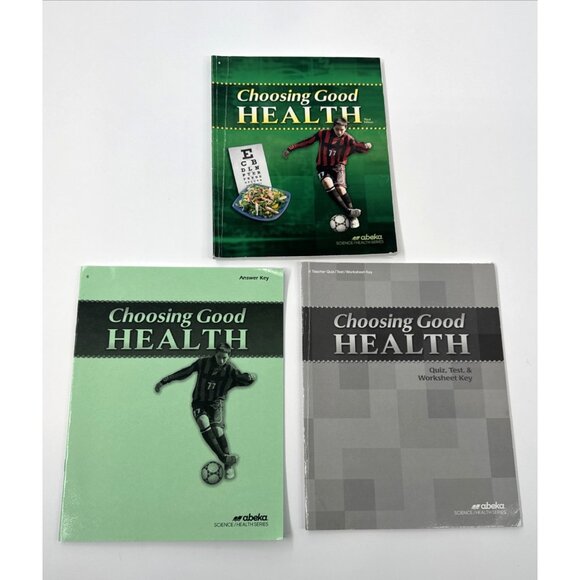 Abeka 6th Grade Choosing Good Health Student Book Quiz Tests & Teacher Keys Lot - Picture 1 of 5